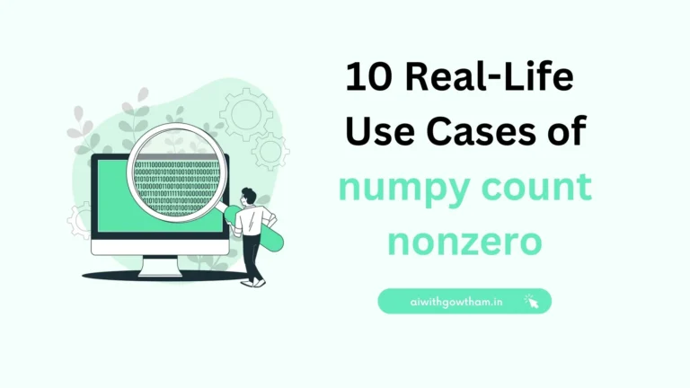 numpy count nonzero