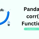 pandas corr function