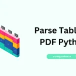 parse table in pdf python